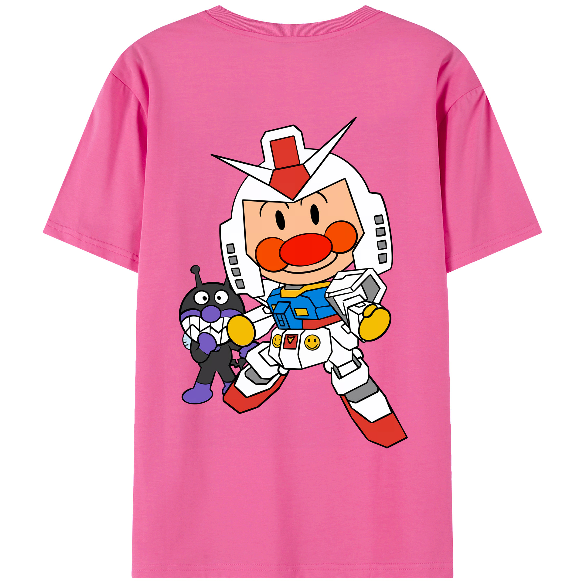 （画像用） アンパンマン Anpanman レディース半袖Tシャツ(バックプリント)